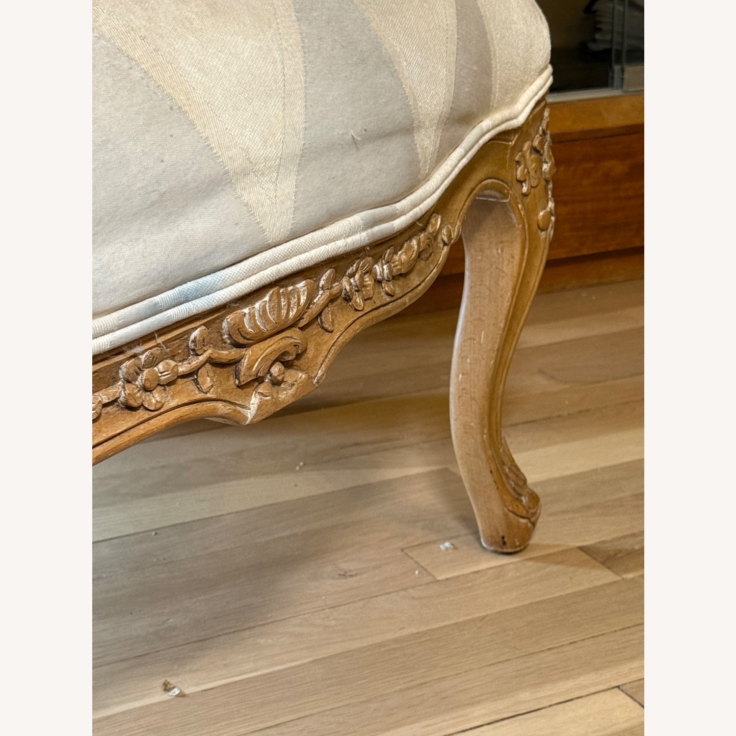 Century Furniture White Wood Armchair - image-14