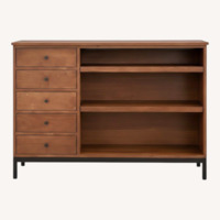 Room & Board Linear Dark Brown Wood Sideboard