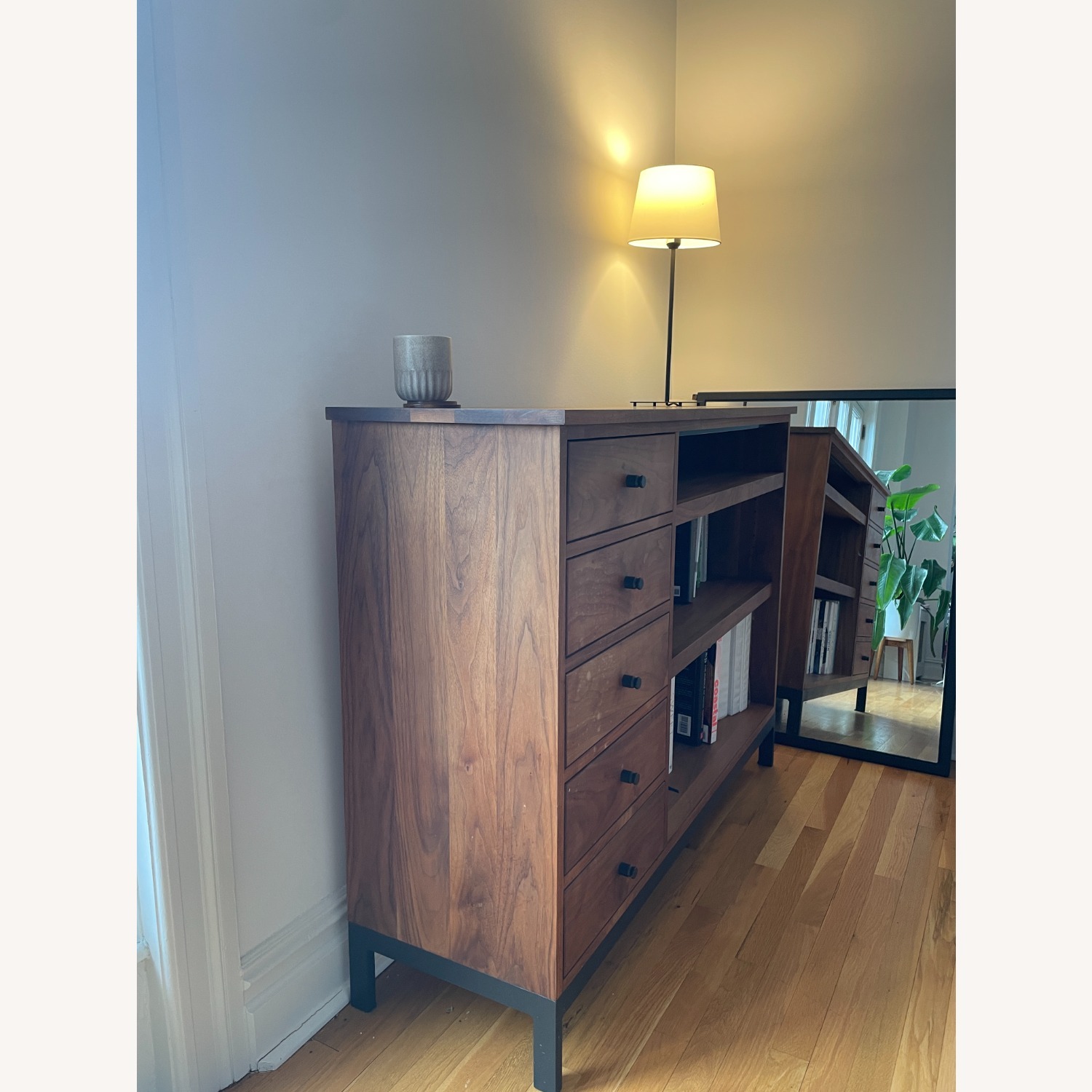 Room & Board Linear Dark Brown Wood Sideboard - image-2