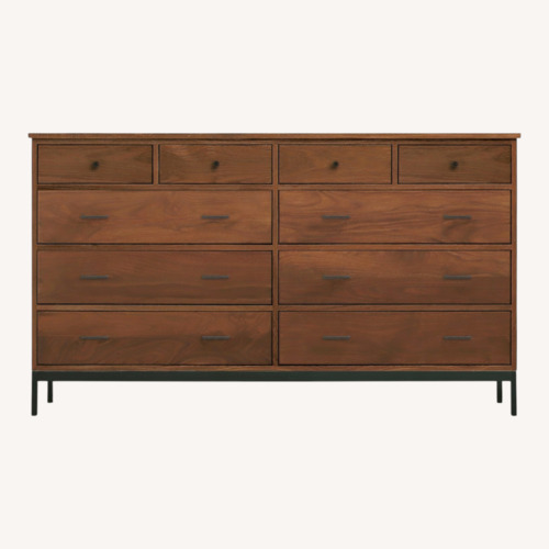 Used Room & Board Linear Dark Brown Wood Dresser for sale on AptDeco