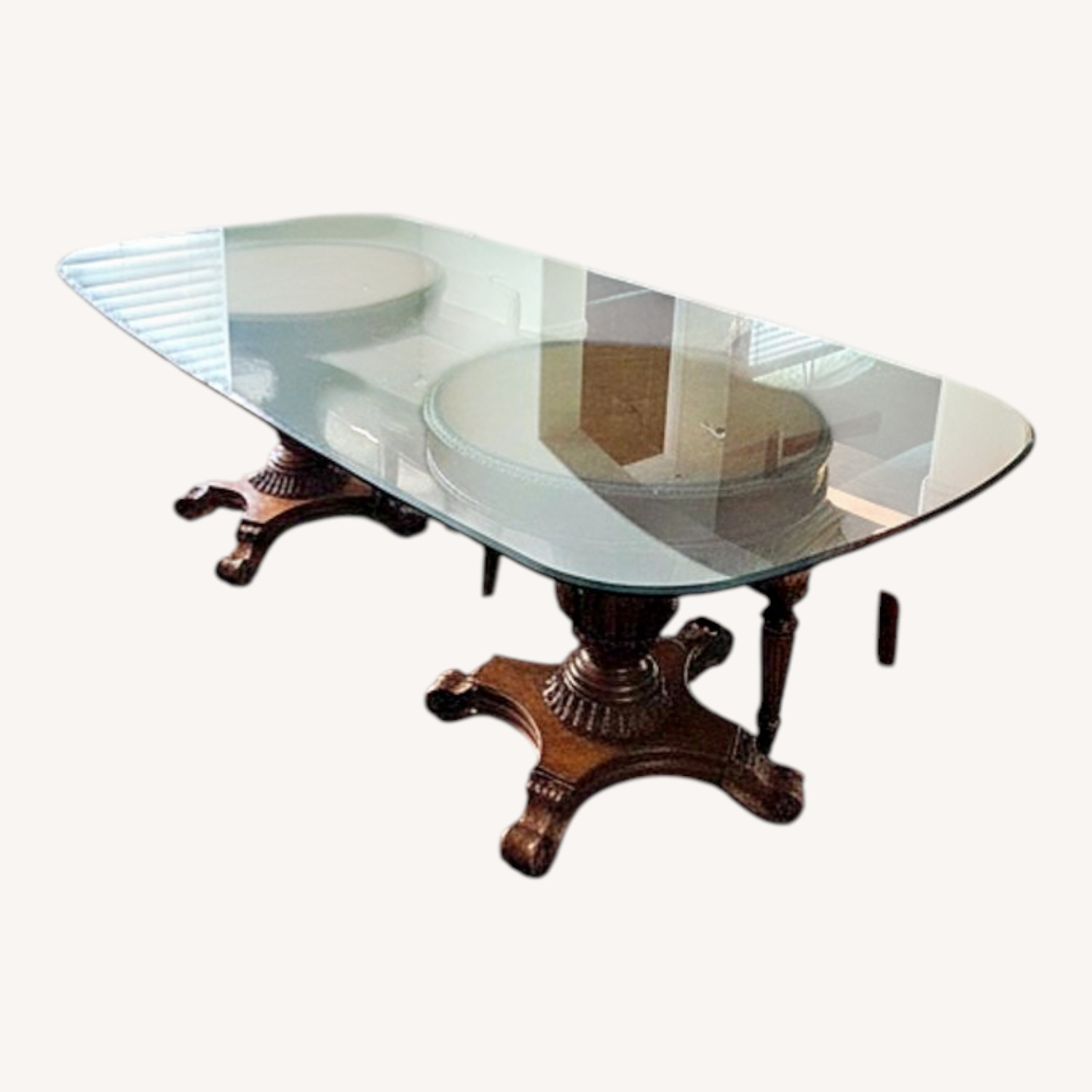 Vintage/Antique Finds Dark Brown Dining Table - image-0