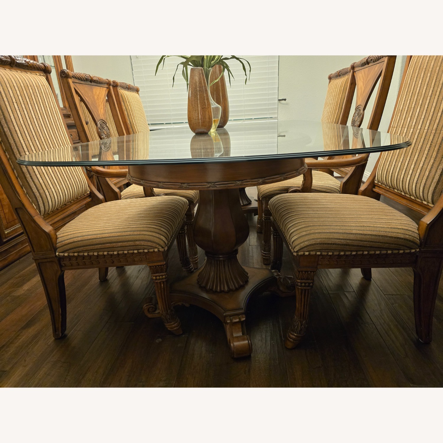 Vintage/Antique Finds Dark Brown Dining Table - image-2