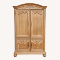 Century Furniture Natural Wood Armoire