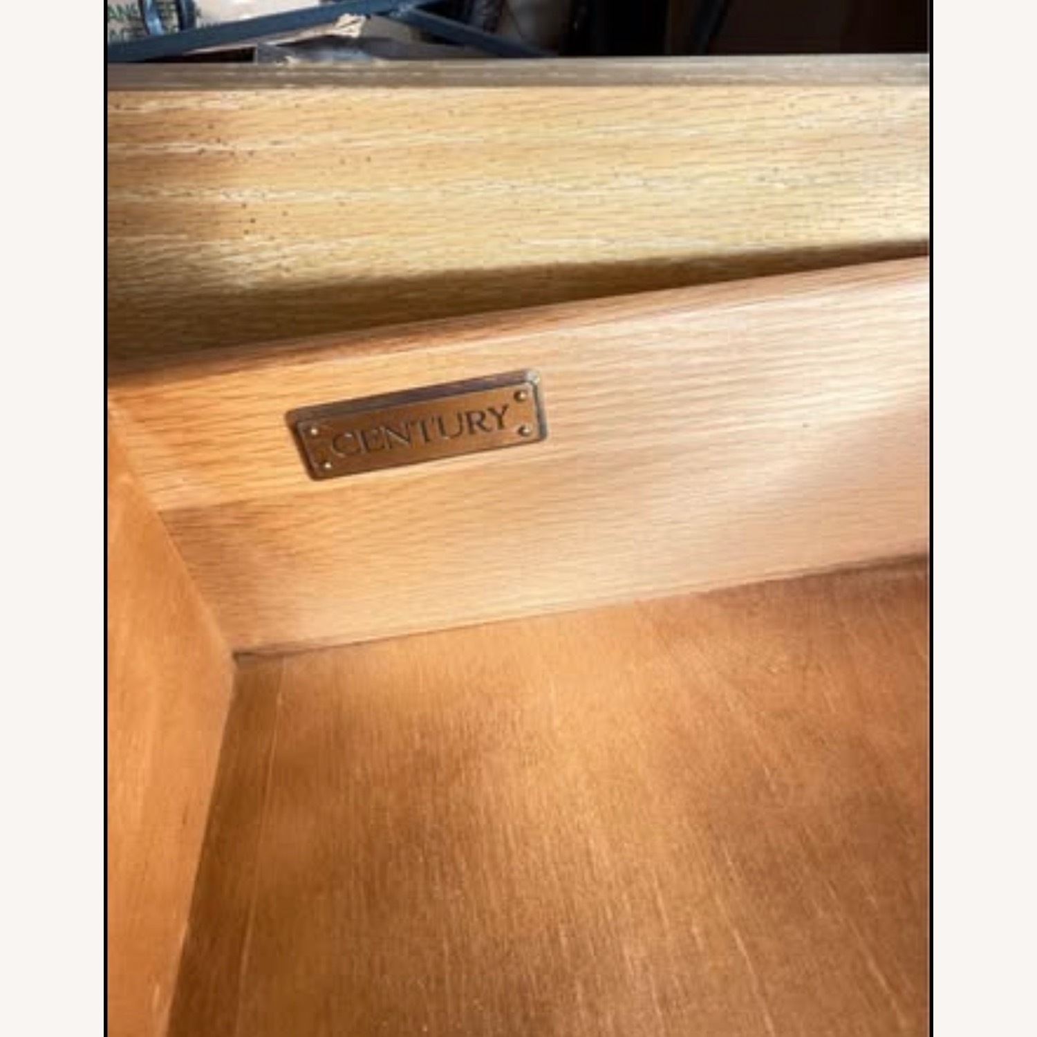 Century Furniture Natural Wood Armoire - image-7