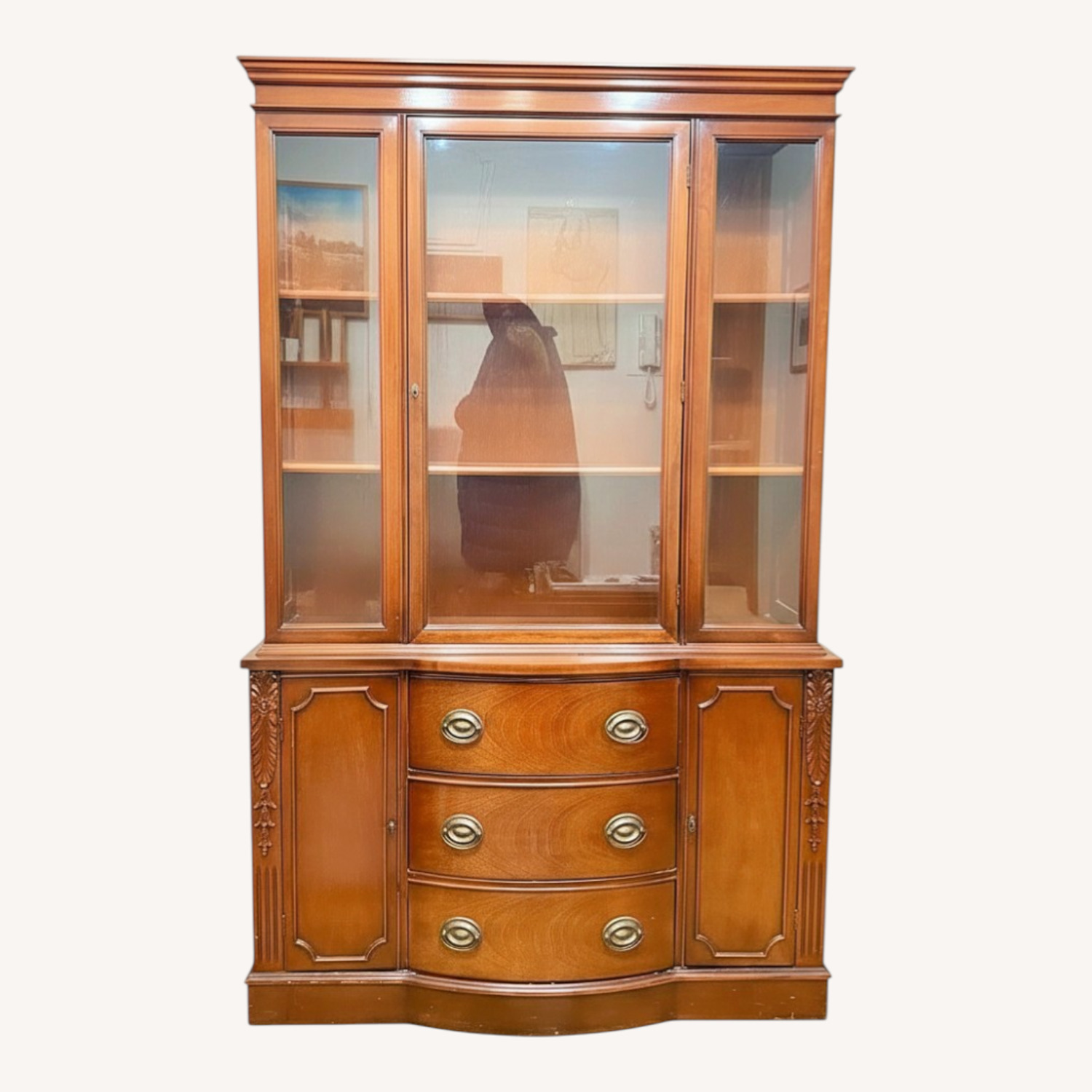 Vintage/Antique Mahogany Wood Sideboard - image-0