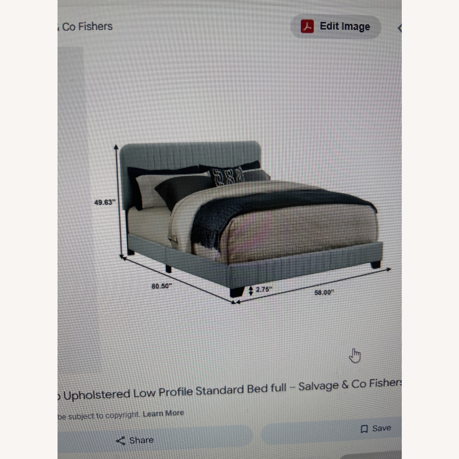 Mercury Row Blue Delp Queen Bed  - image-2