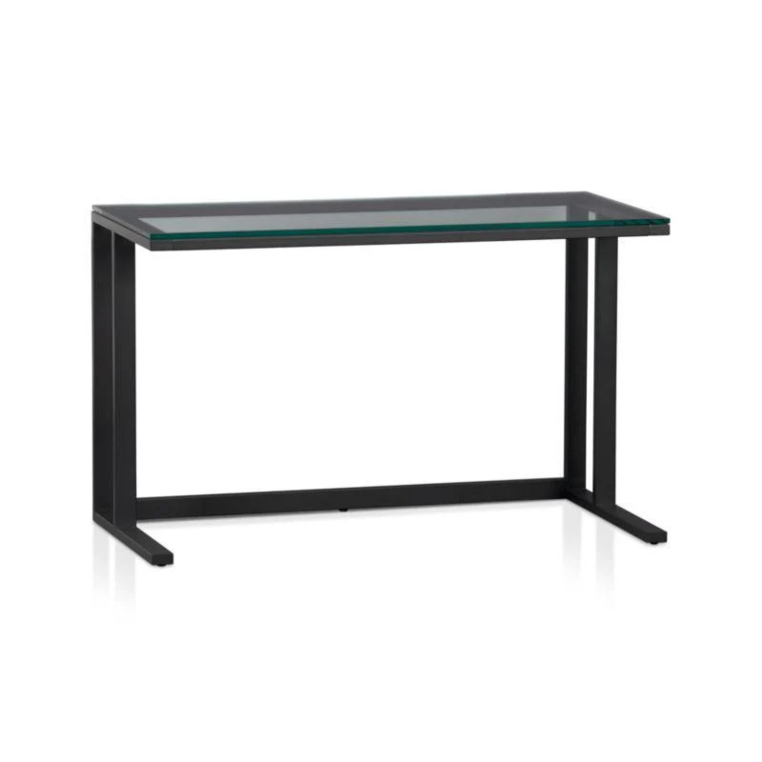 Crate & Barrel Pilsen Wood and Glass Desk  - image-4