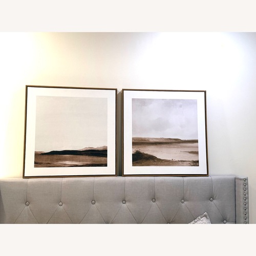 Used Set of 2 Framed Canvas Prints Landscape for sale on AptDeco
