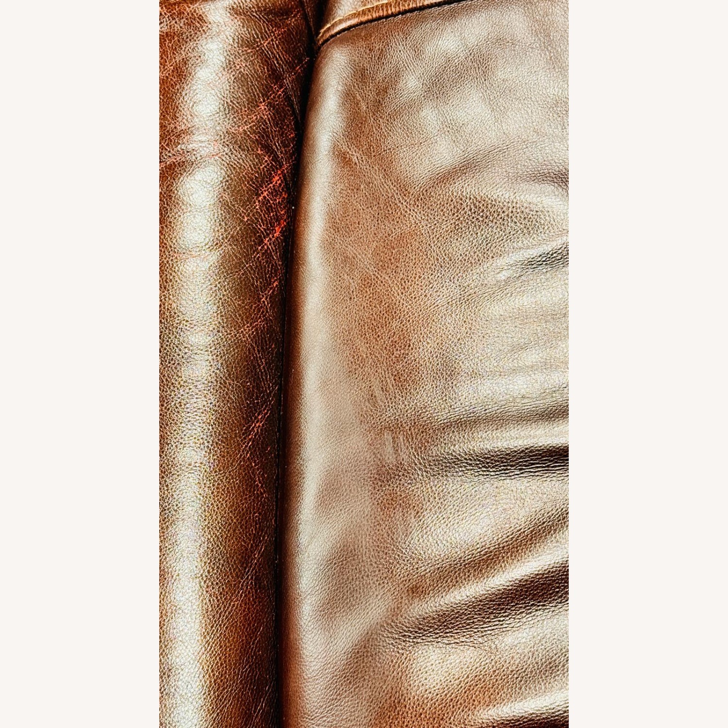 Raymour & Flanigan Leather Sectional Recliner Sofa - image-4