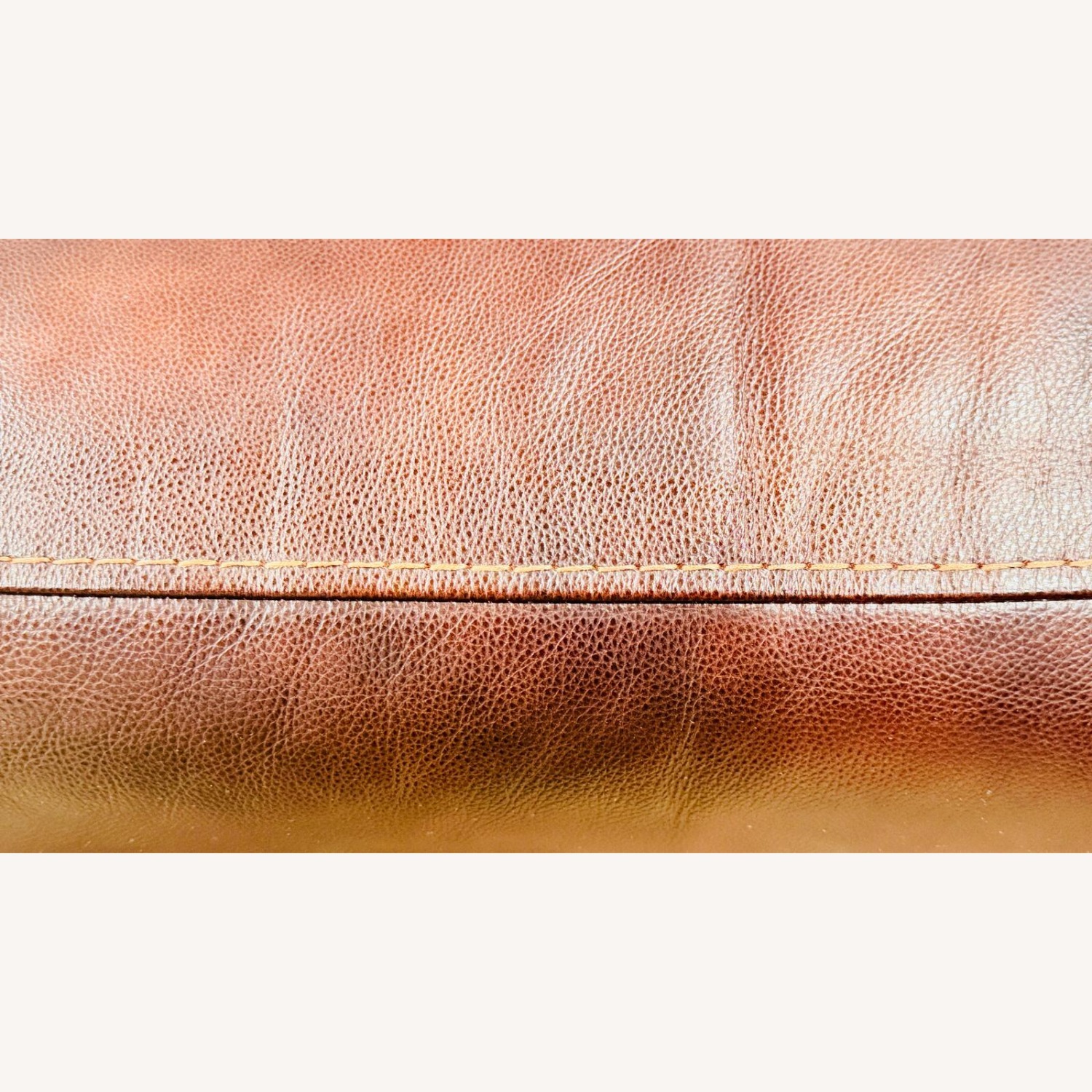 Raymour & Flanigan Leather Sectional Recliner Sofa - image-2