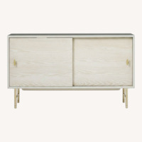 West Elm Modernist Wood & Lacquer Shallow Media Console (48")