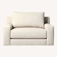 Restoration Hardware Natural Fabric Armchair