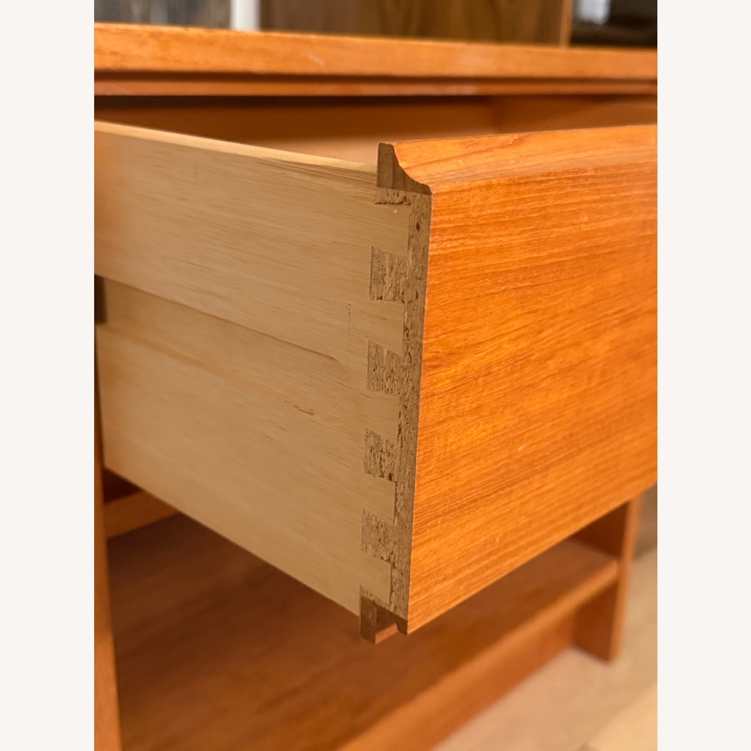 Mid-Century Teak Nightstand with Dovetail Drawer - image-2