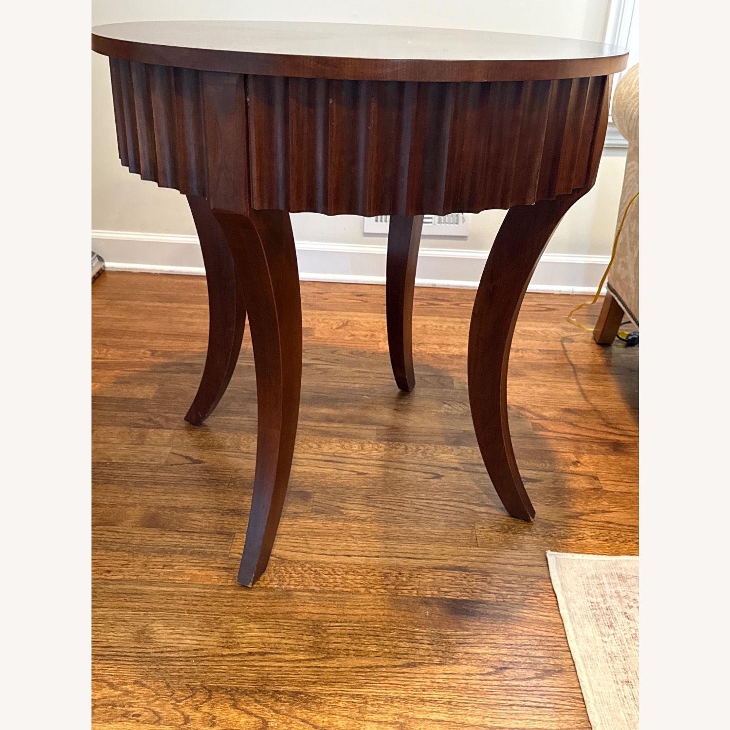 Ethan Allen Avenue Dark Brown Wood Side Table - image-2