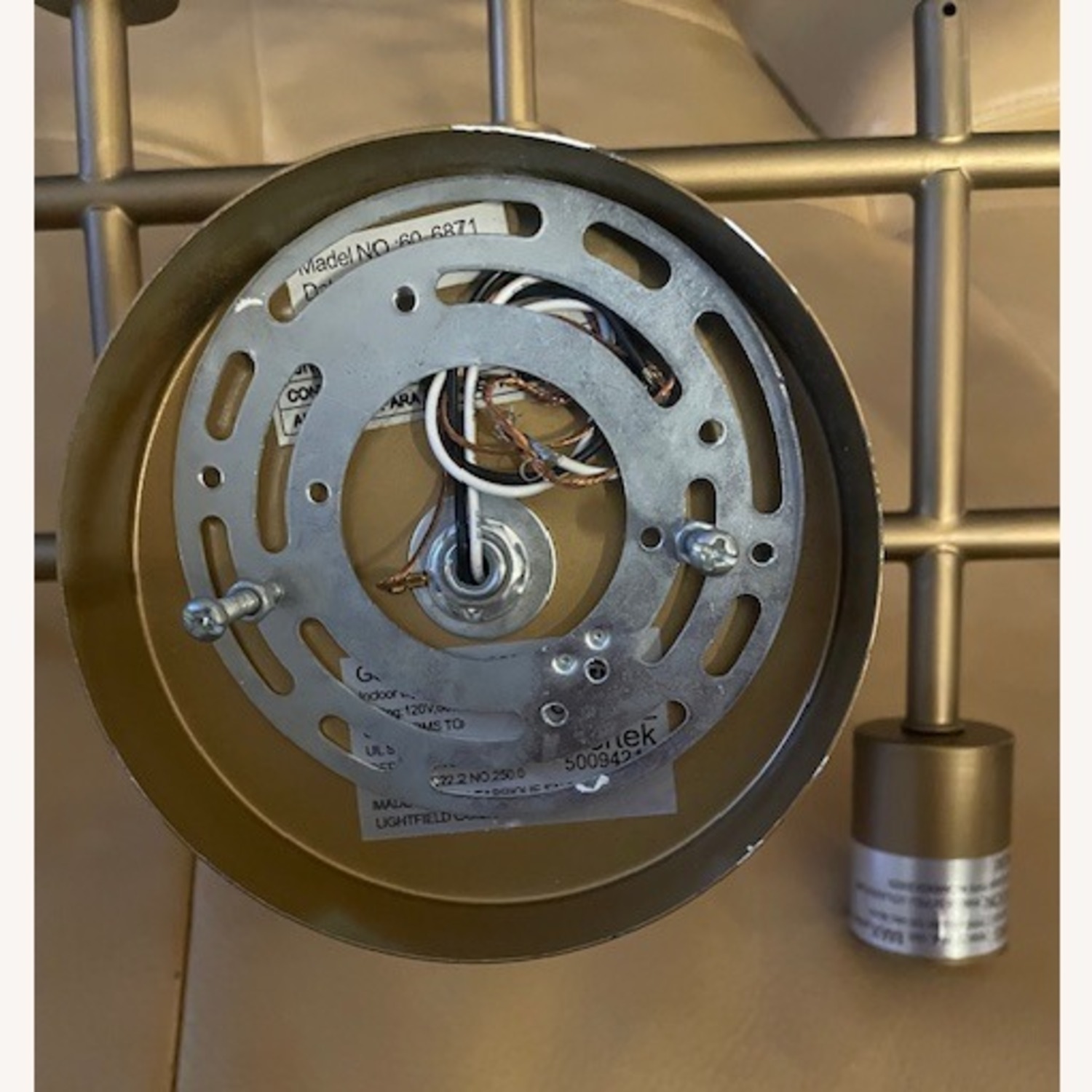 Wayfair Cusack Gold Metal Wall Lamp - image-4