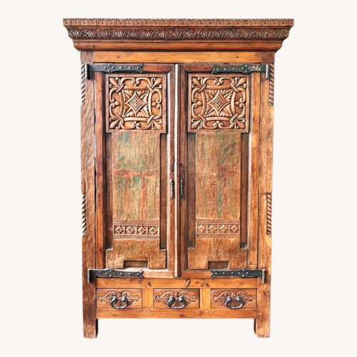 Used Dark Brown Armoire for sale on AptDeco