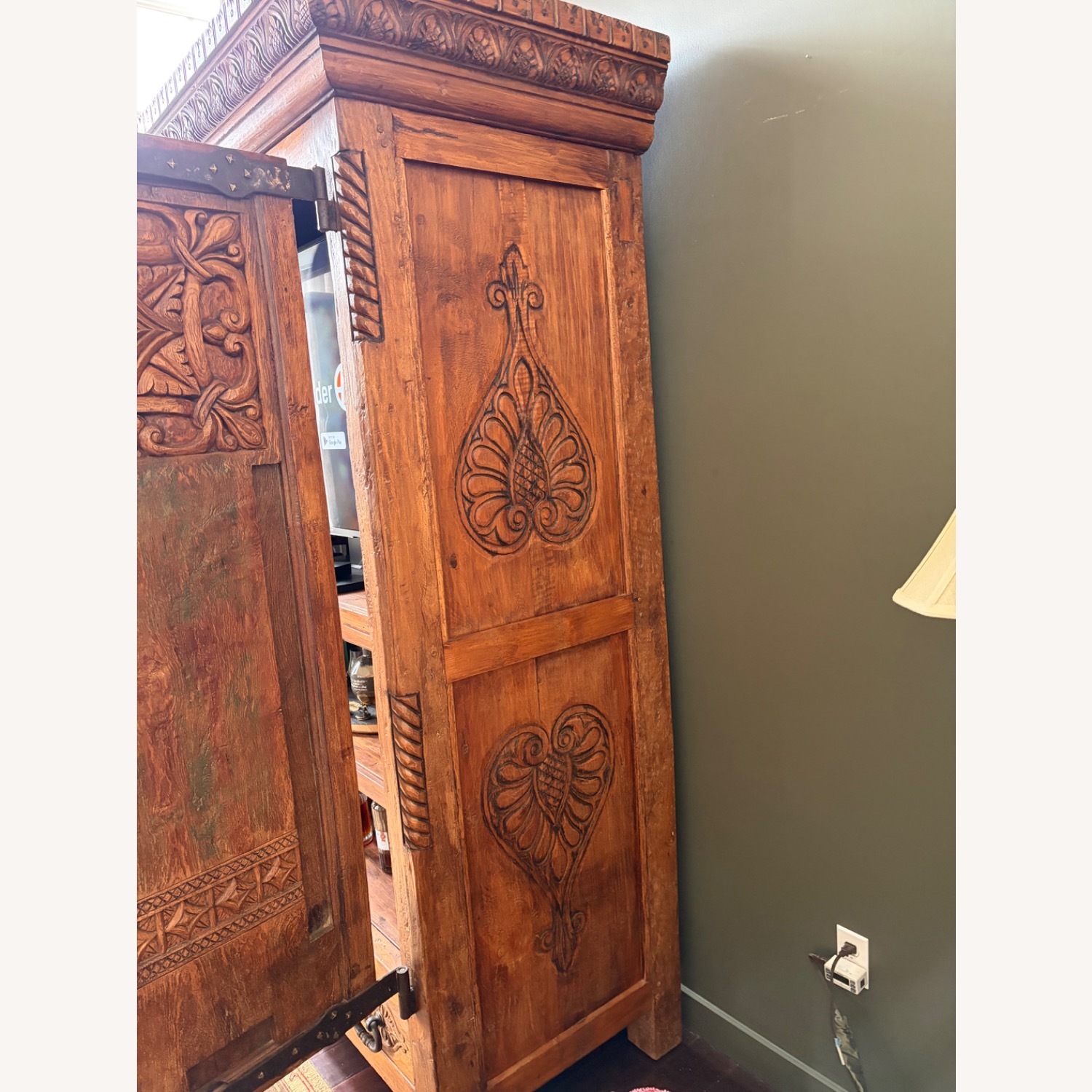 Dark Brown Armoire - image-3
