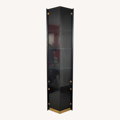 Used Black Corner Display Shelf for sale on AptDeco