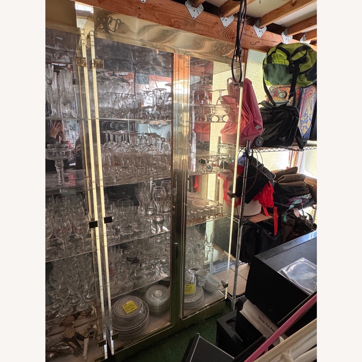 Natural Glass Bookcase  - image-2