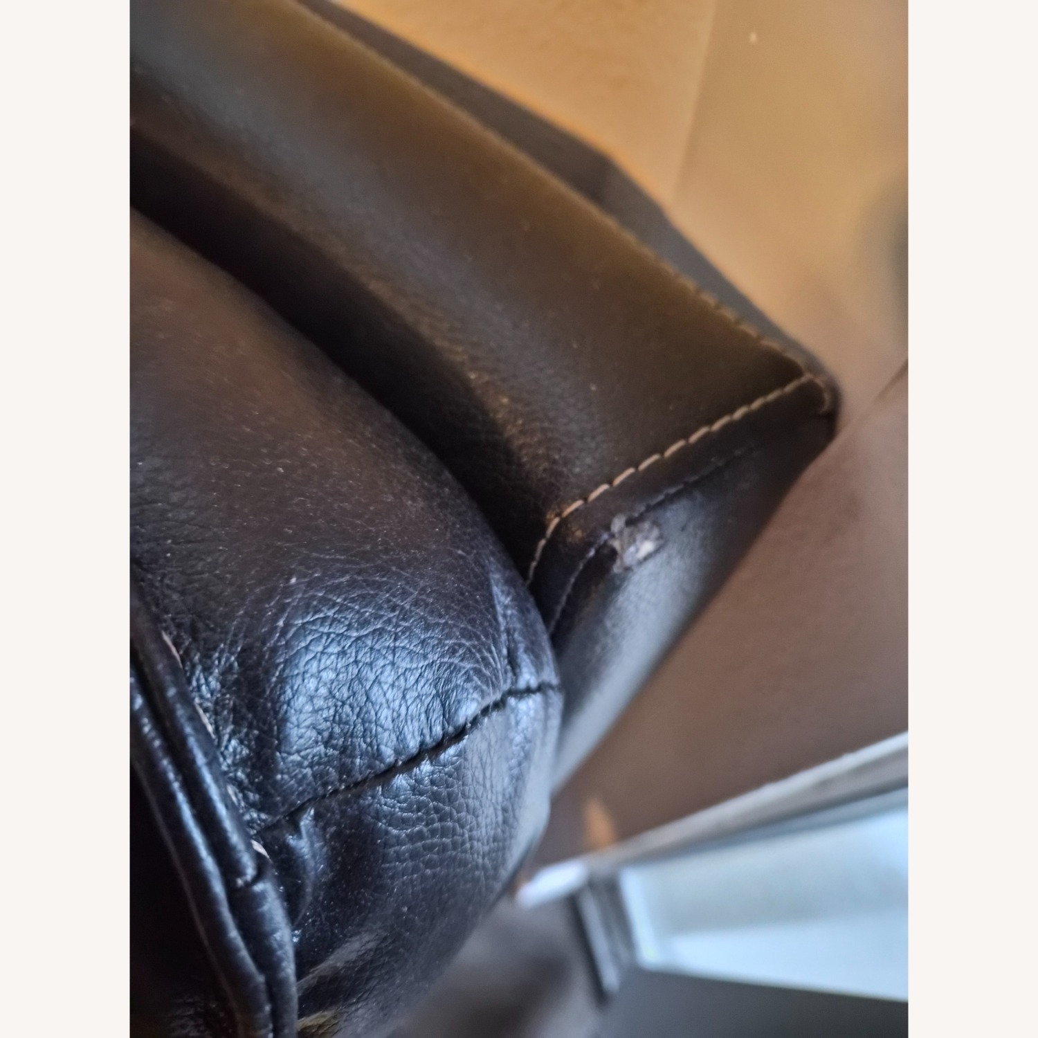 Value City Furniture Black 2 Seater Sofa - image-4