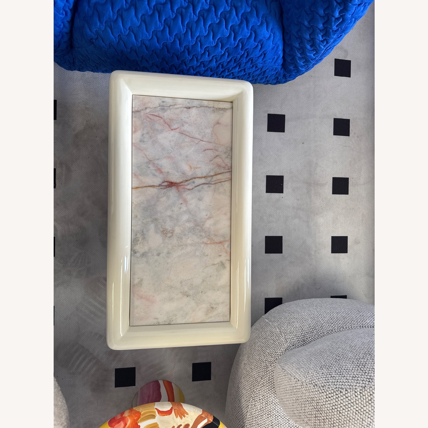 B&B Italia  White Marble CoffeeTable - image-5