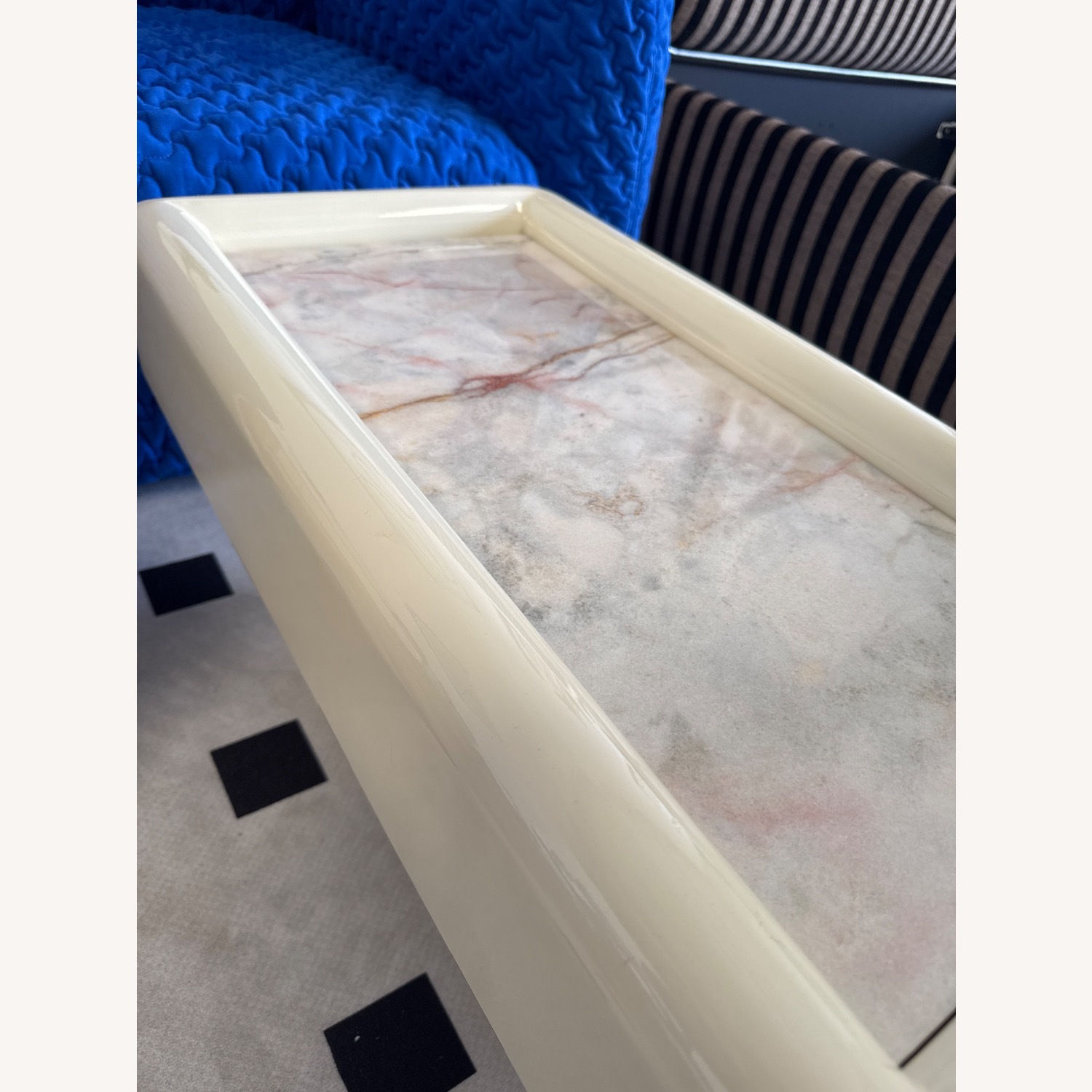 B&B Italia  White Marble CoffeeTable - image-2