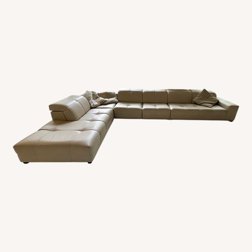 Used Roche Bobois Natural Leather 2 Seater Sofa for sale on AptDeco