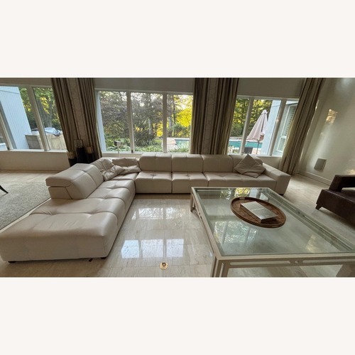 Used Roche Bobois Natural Leather 2 Seater Sofa for sale on AptDeco