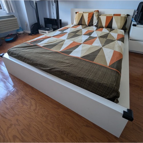 Used IKEA White Full Bed for sale on AptDeco