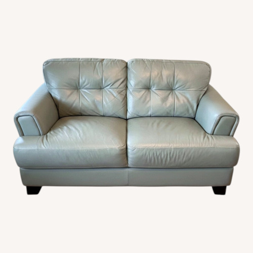 Used Chateau D'ax Blue Loveseat for sale on AptDeco
