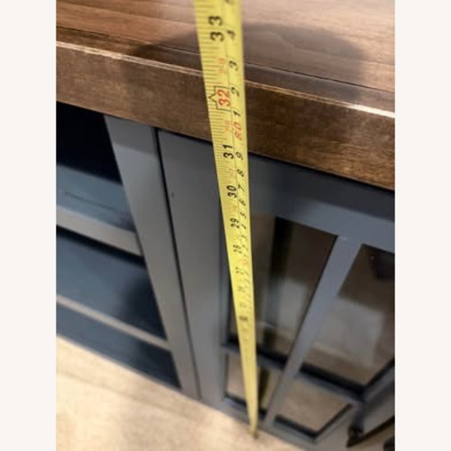 Navy-Walnut 96” TV Console - image-6