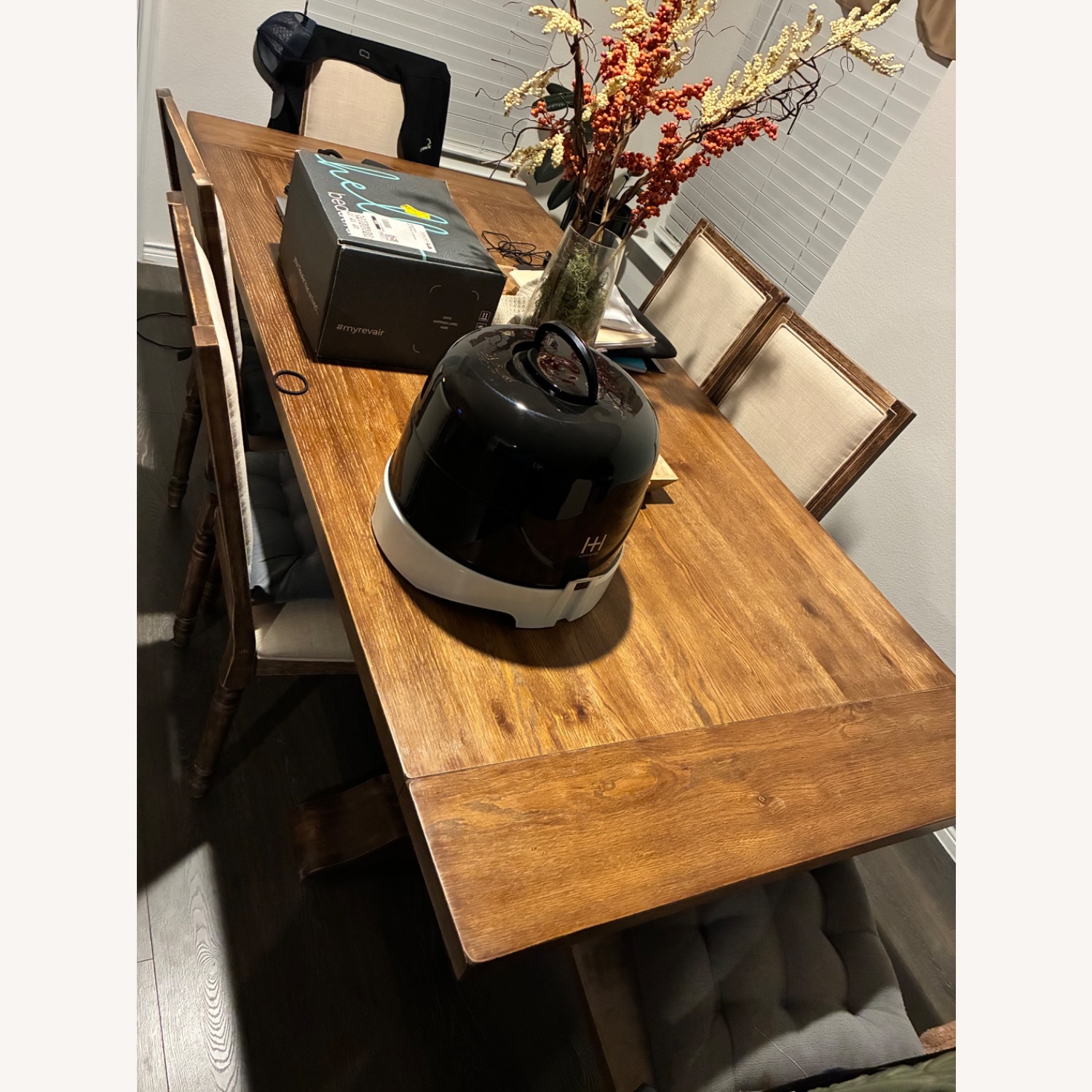 Natural Wood Dining Set - image-3