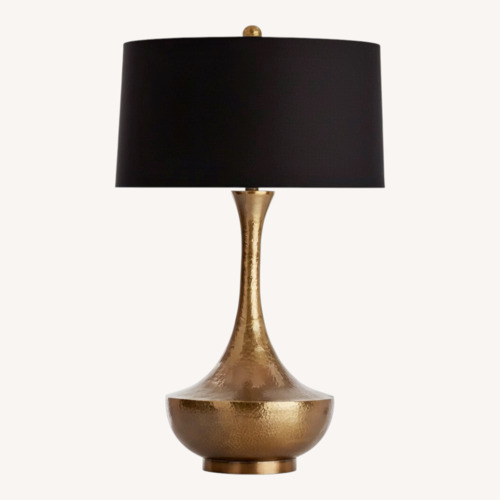 Used Arteriors Home Black Brass Table Lamp for sale on AptDeco