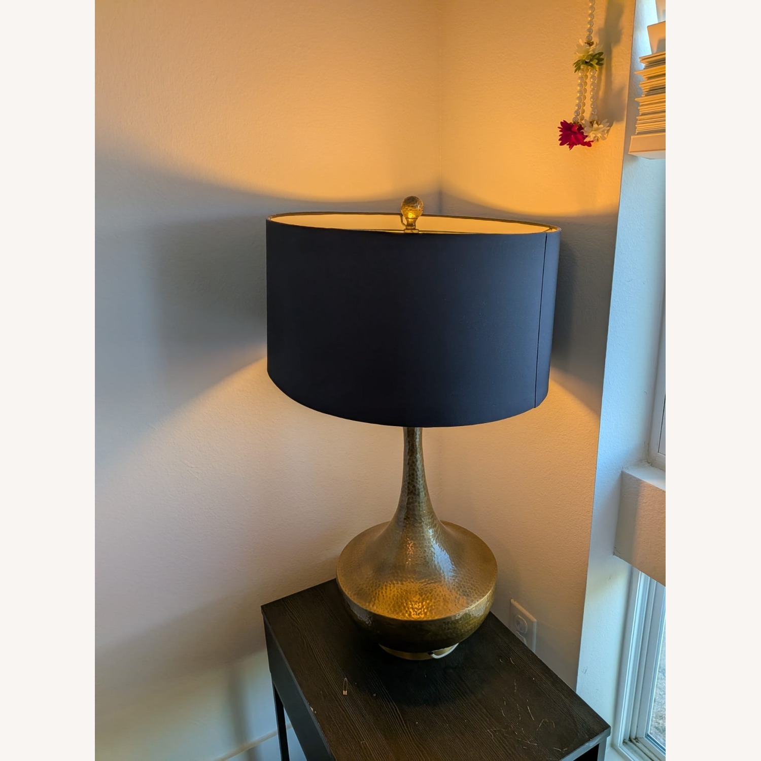 Arteriors Home Black Brass Table Lamp - image-2