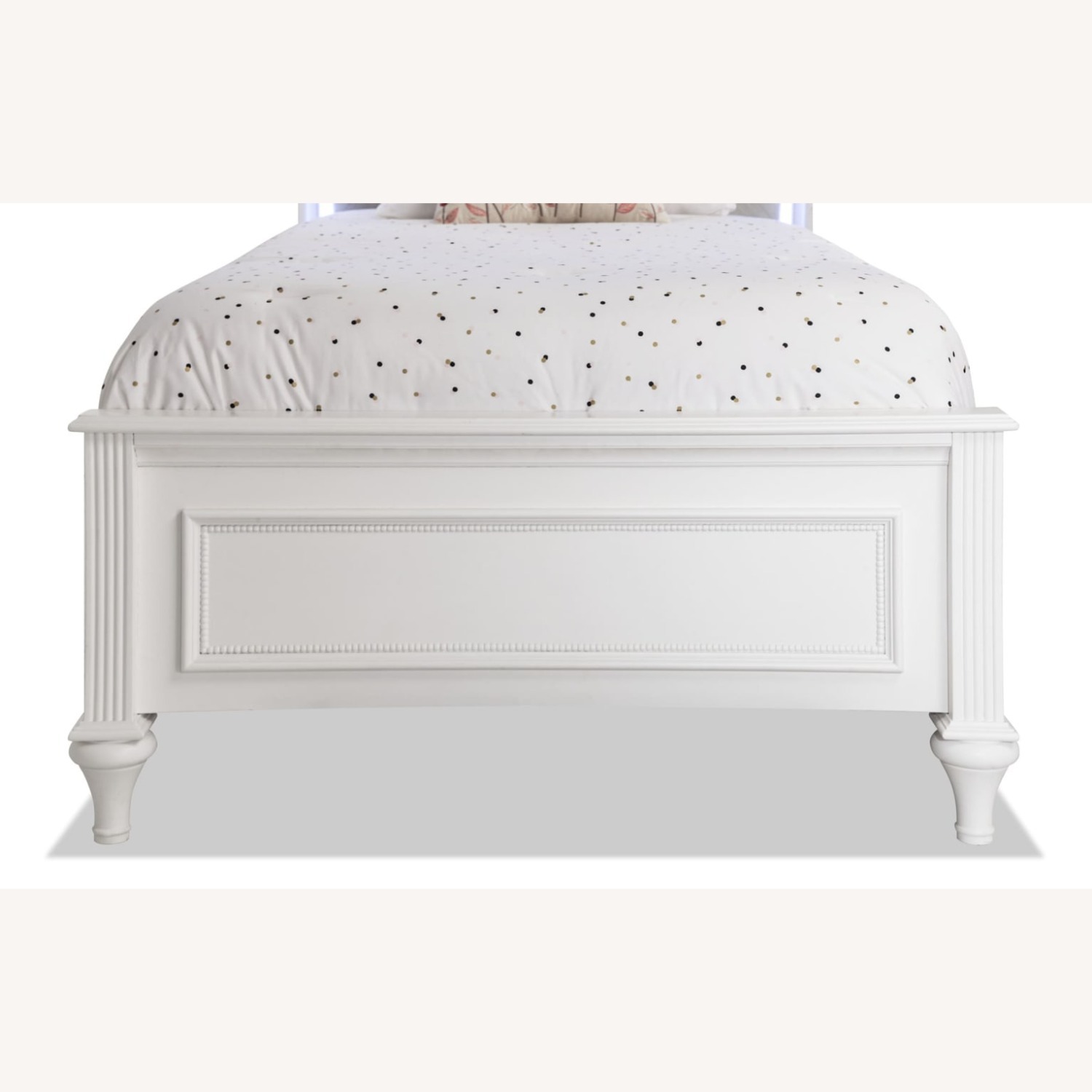 Bob's Madelyn Full White Upholstered Panel Bed - image-3