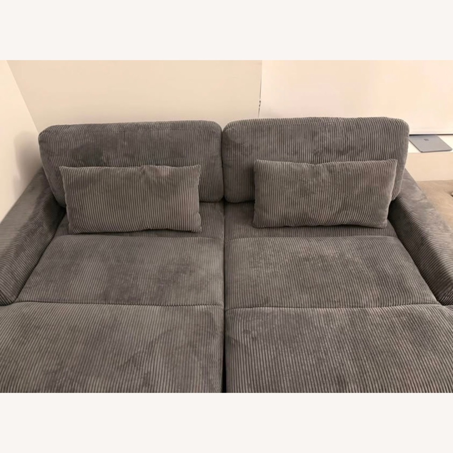 Wayfair Dark Gray 2 Piece Sectional - image-2