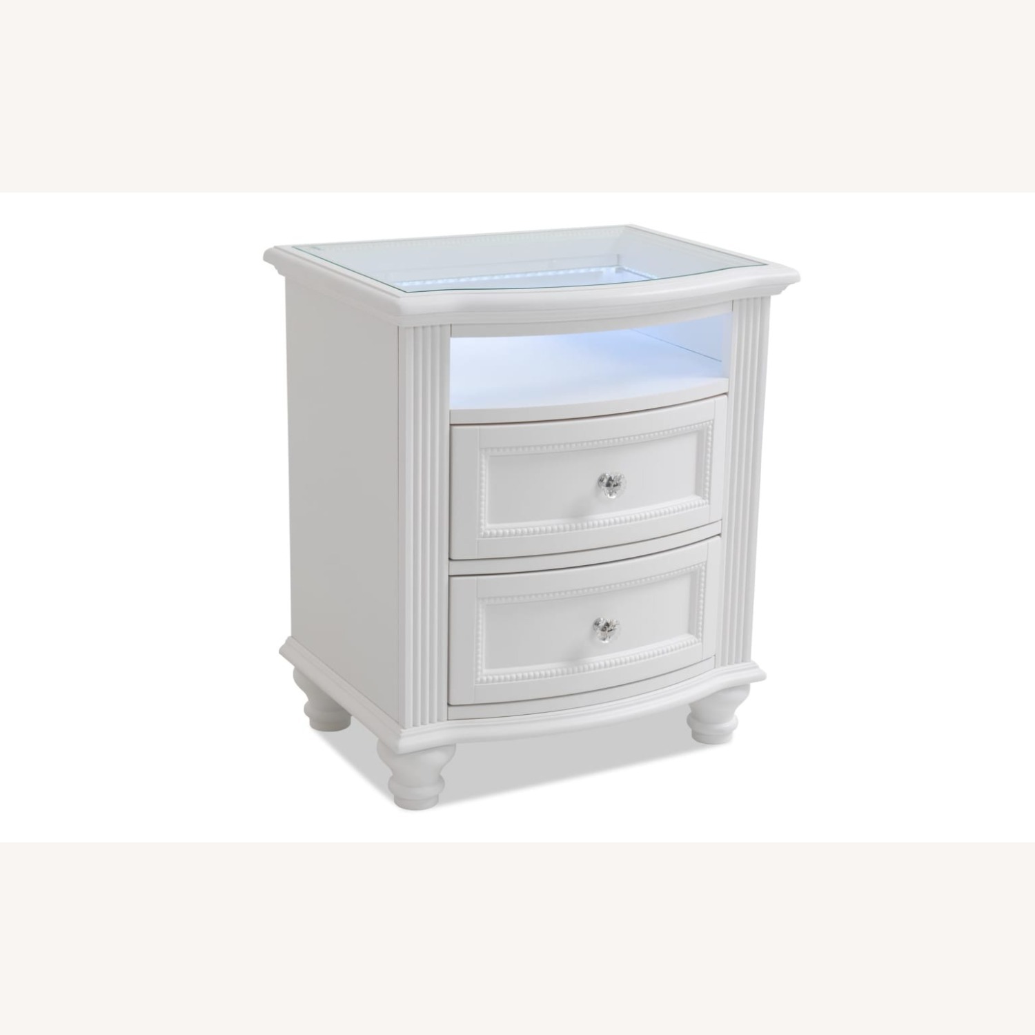 Bob's Discount Madelyn 2 Drawers Nightstand with Lights - image-2