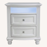 Bob's Discount Madelyn 2 Drawers Nightstand with Lights