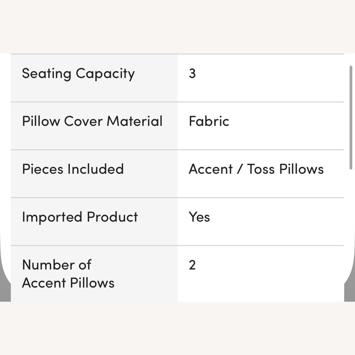 Wayfair Natural 3+ Seater Sofa - image-10