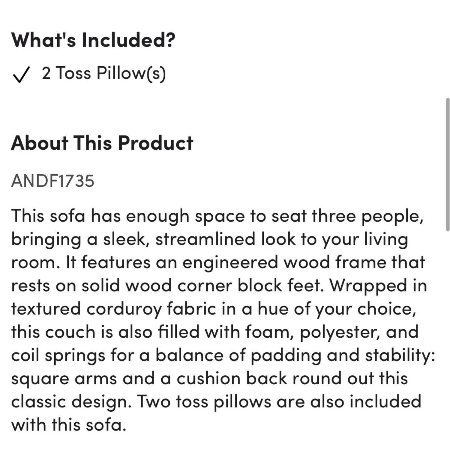 Wayfair Natural 3+ Seater Sofa - image-6