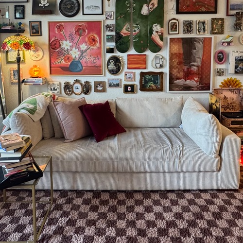 Used Wayfair Natural 3+ Seater Sofa for sale on AptDeco