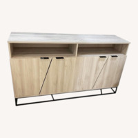 Walker Edison Angled Door Laminate Buffet