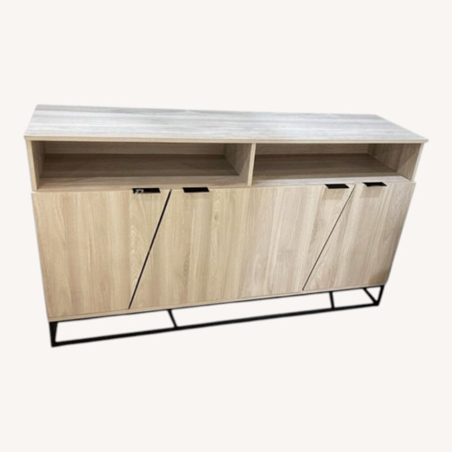 Used Walker Edison Angled Door Laminate Buffet for sale on AptDeco