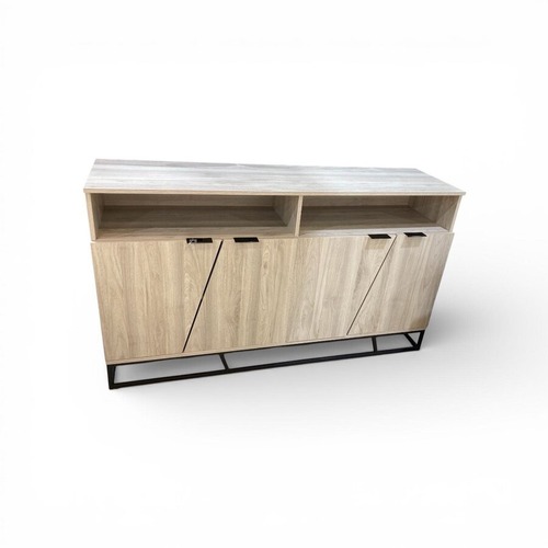 Used Walker Edison Angled Door Laminate Buffet for sale on AptDeco