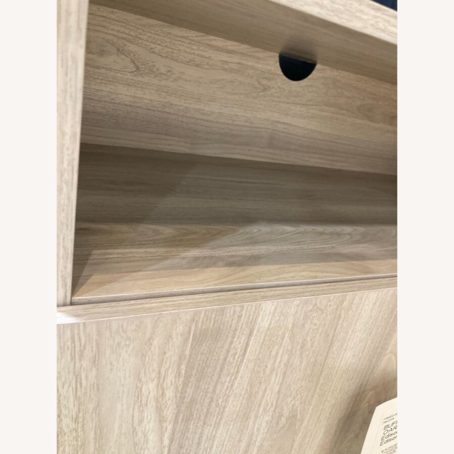 Walker Edison Angled Door Laminate Buffet - image-8