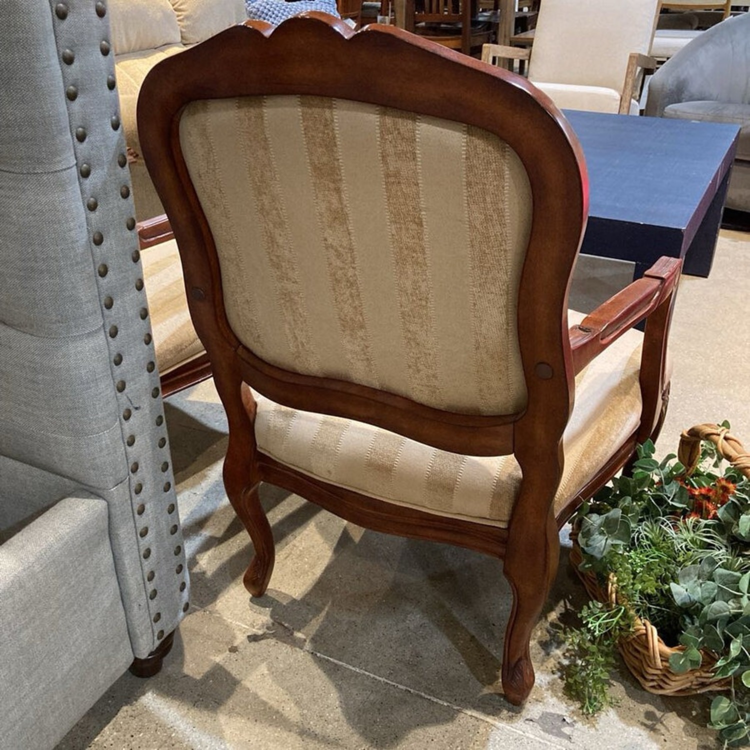 Klaussner Louix XV Upholstered Armchair - image-8