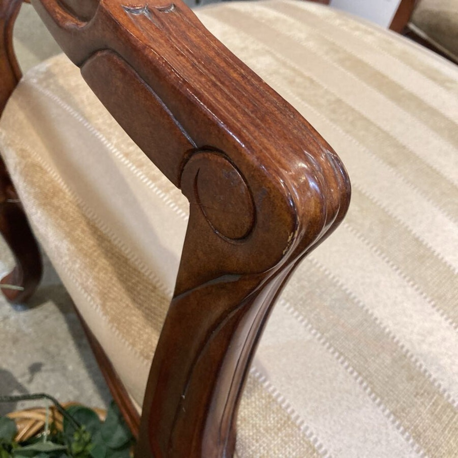 Klaussner Louix XV Upholstered Armchair - image-7