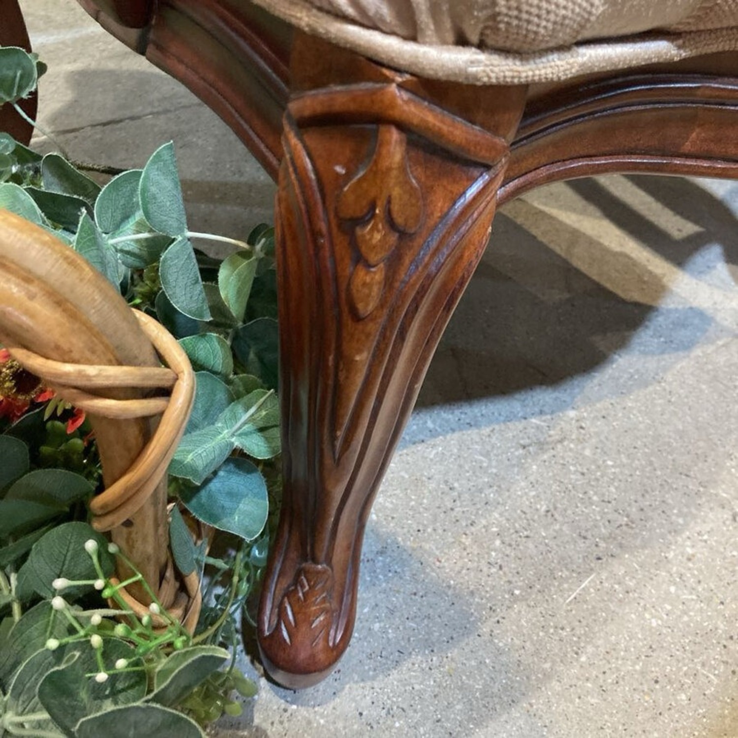 Klaussner Louix XV Upholstered Armchair - image-11