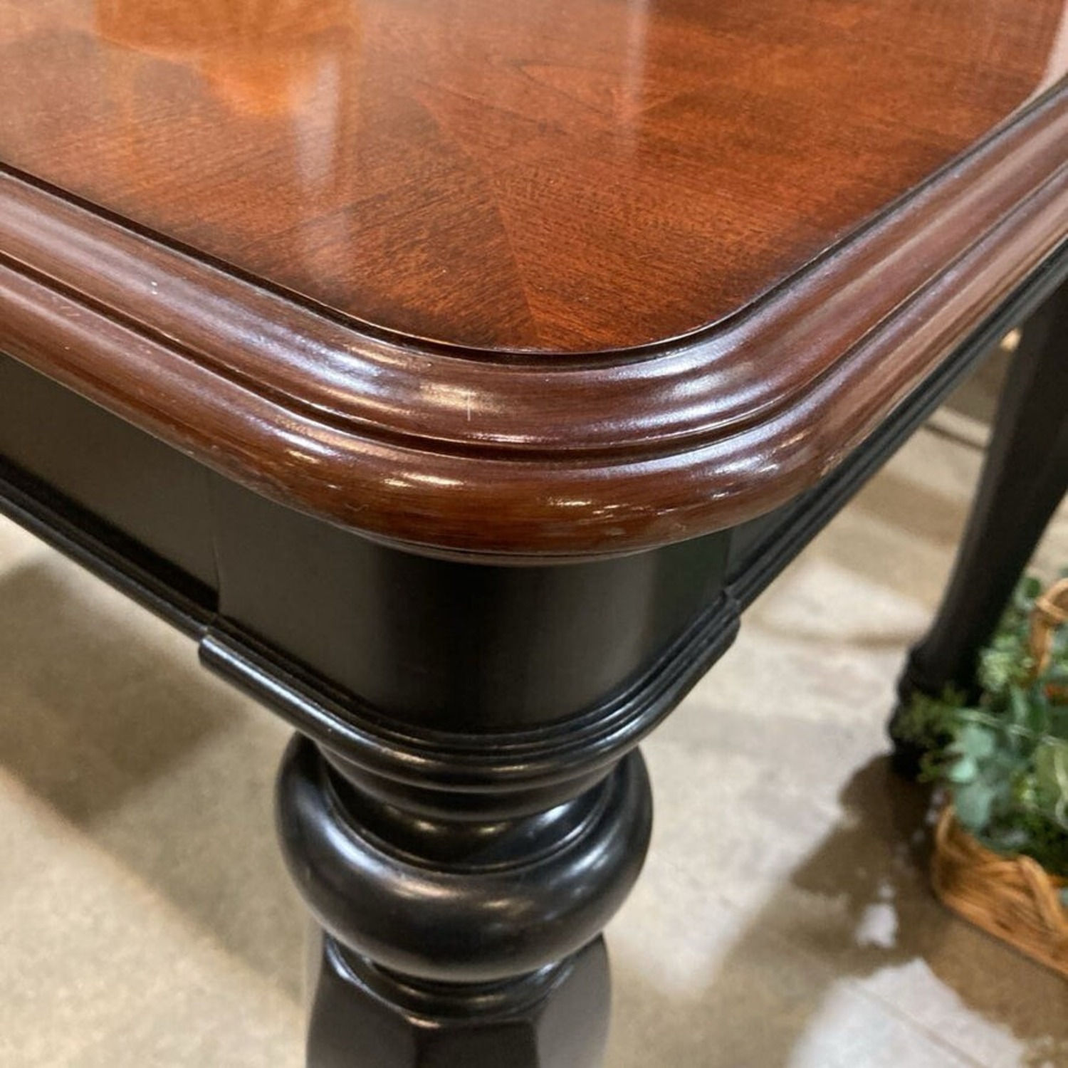 Two-Tone Solid Wood Counter Height Dining Table - image-5