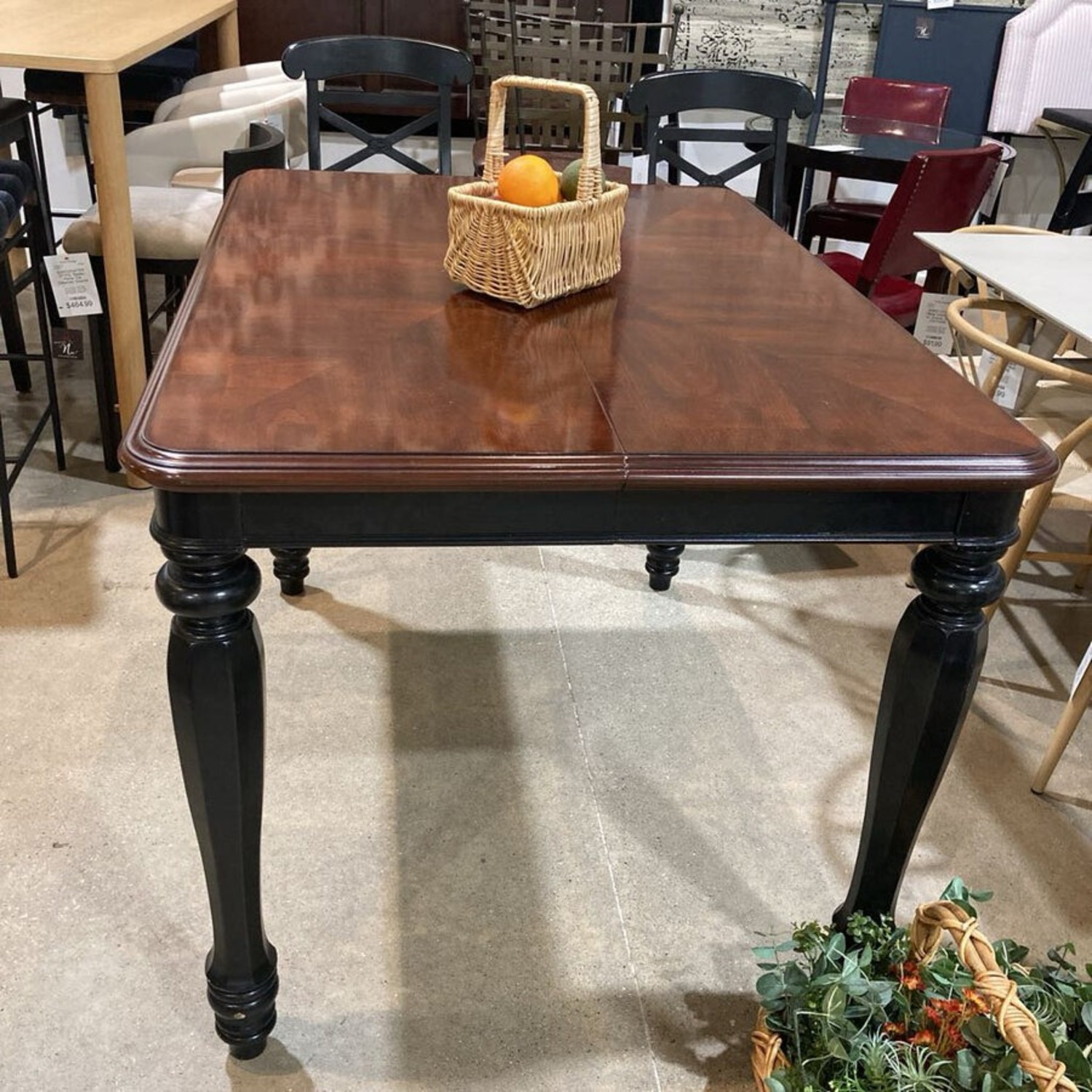 Two-Tone Solid Wood Counter Height Dining Table - image-3